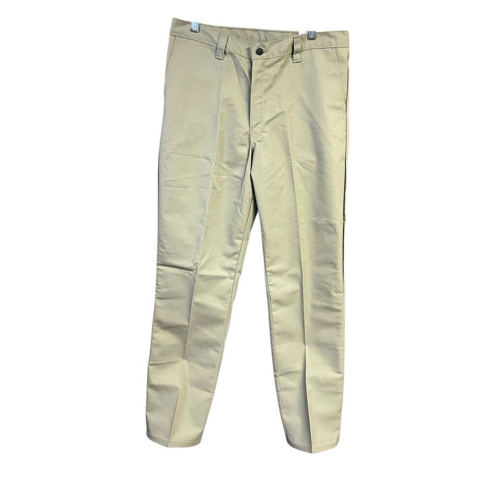 Dickies Men’s Khaki Work Pants Sz 34/34 Regular Fit NWT *